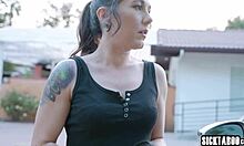 Sinn Sage fucks Hazel Moore's big tits