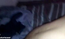 skinny nerd cunhada cries from thick cock anal pounding in lingerie