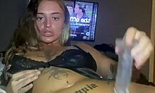 teen goth whore slammin her tight pussy big ass slut ridin hard