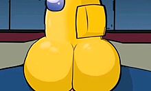 among us! two thick ass crewmates get pounded doggystyle by impostor 😈🍑💦