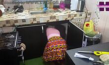 Skinny african ebony maid with small waist takes huge black cock hardcore doggystyle cowgirl creampie for pay