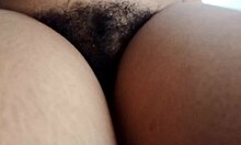 free use stepmom fingers her amazing fat pussy while working from home