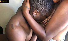 horny ebony student squirts on teacher's big black cock