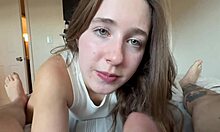 wanna see curious stepdaughter try daddy's cock alana rose style?