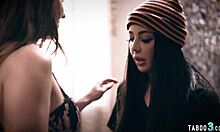 paige owens rams big blue dildo into whitney wright's trimmed teen pussy