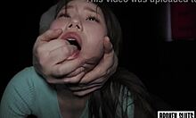 asian college teen craves cock so bad she dives into rough mmf threesome pounding