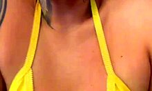 training at copacabana gym beachfront just bikini delta sheer with friend guys staring our wet split pussies got us horny