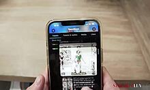 what happens in audrey madison's blindfold prank with oliver?