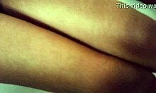 free use stepmom fingers her amazing fat pussy while working from home