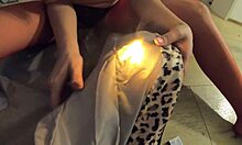 Holy shit, Milfycalla burns glossy jacket after brutal face fuck preview!