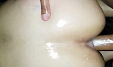 horny milf wife takes monster cock deep in ass pov