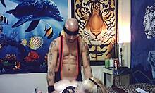 Ever wonder what happens behind scenes pounding shaved pussy while she gulps cock?