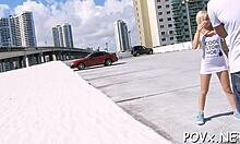 WATCH THIS TIGHT 18+ TEEN GET POUNDED HARD IN POV FUCK!