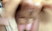 Sweet innocent babe in miniskirt rubs her juicy pussy so teasingly