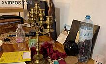 i try on lingerie with my huge natural tits and big ass in this hot porn casting