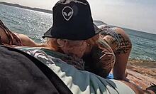 Hot orgy on deserted beach with slutty Brazilian girls fucking bareback