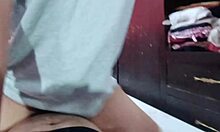 petite latina teen keeps slamming sentones while mom calls on phone... intriguing taboo