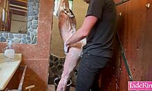 Obedient slave tied up humiliated foaming in total misuse!