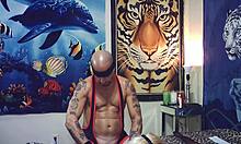 Ever wonder what happens behind scenes pounding shaved pussy while she gulps cock?