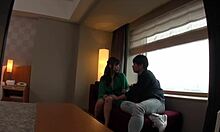 Japanese office lady tricked into model shoot sex session