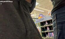 Wifeyy and hubby fuck wildly outdoors in public view