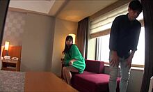 Japanese office lady tricked into model shoot sex session