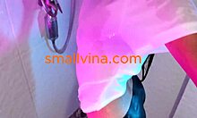 wow super naughty thai teen bathes big ass small tits before school!