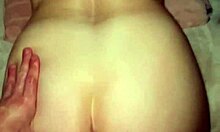 Avril's wet shower prone fuck hairy creampie finish