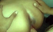 cuckold watches big tits latina wife bent over doggystyle taking monster cock creampie