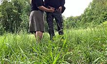 Mother In Law Sucks Monster Cock Masturbates Wet Hairy Pussy Outdoor