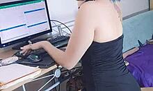 zaramontoyareal perverted secretary squirts doggystyle whore begs more!