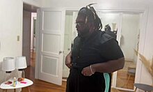 Contest Winner's Extended Tease Features Huge BBC Bent Over BBW Doggystyle Action