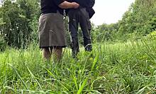 Mother In Law Sucks Monster Cock Masturbates Wet Hairy Pussy Outdoor