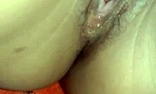 amateur babe masturbates juicy pussy solo for her man watching close