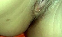 amateur babe masturbates juicy pussy solo for her man watching close