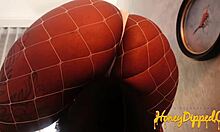 Dr honey dominates with facesitting addiction in oiled ebony ass worship session