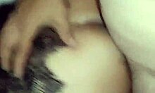 cuckold watches big tits latina wife bent over doggystyle taking monster cock creampie