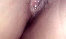 amateur babe masturbates juicy pussy solo for her man watching close