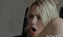 Watch this sexy babe finger her tight pussy in softcore tease