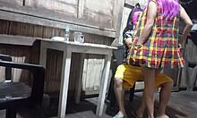 Stepson Surprises Stepmom with Wild Intense Home Fuck