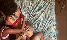 Skinny Brazilian friends share Brazil's biggest cock tattooed piercing ride