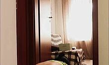 Home Isolation Yoga Wife Gets Hardcore Creampie Fuck From Husband In Gym Climax!