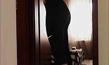 Home Isolation Yoga Wife Gets Hardcore Creampie Fuck From Husband In Gym Climax!