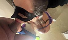 Latina Stepmom Feels Deep Desire Playing Maid Swallows Stepson's Cum