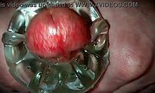 Close-Up First-Time Neighbor Cums Oozing Monster Cock Solo