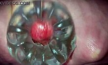 Close-Up First-Time Neighbor Cums Oozing Monster Cock Solo