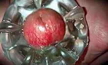 Close-Up First-Time Neighbor Cums Oozing Monster Cock Solo