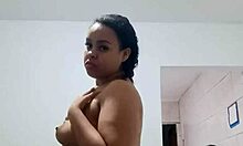 i'm so horny rubbing my fiery latina teen pussy for the camera