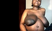 wanna see my huge black boobs bouncing while i'm pregnant for strangers?