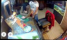 caught my sexy milf wife riding biker stud's cock on ring camera mid-orgasm